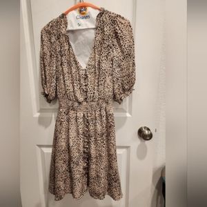 Cheeta print dress BB Dakota